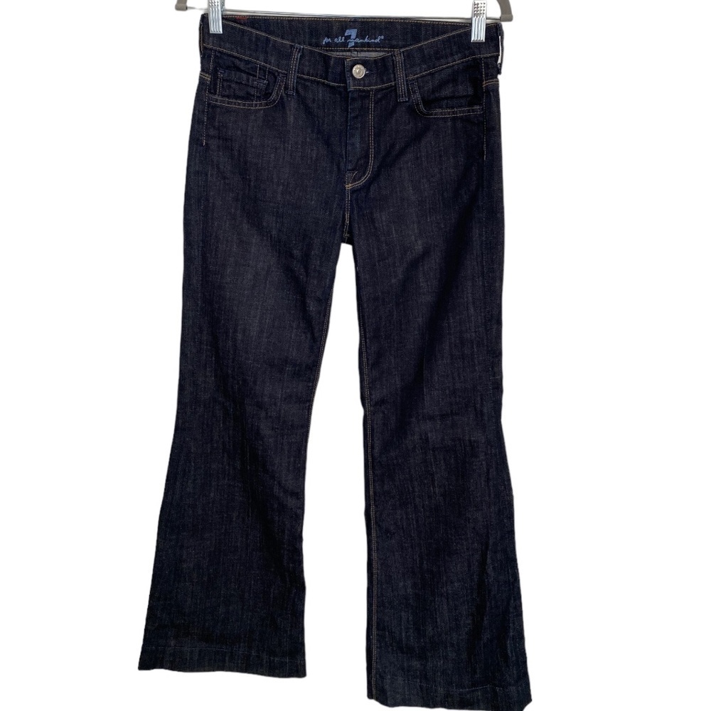 7 for All Mankind Ginger High Rise Flared Jeans Size 28